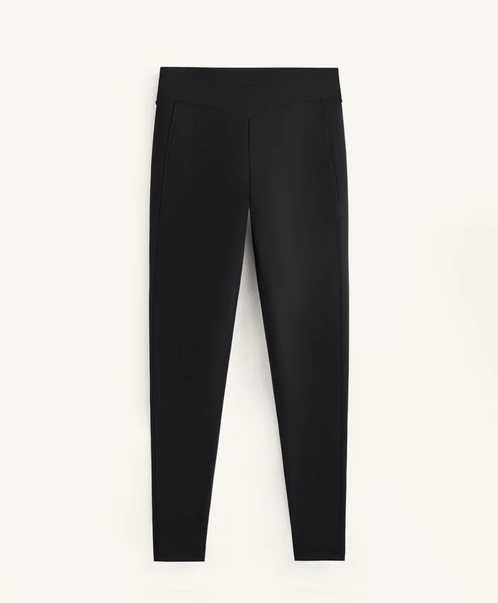 Ciepłe legginsy z wysokim stanem, sięgające do kostek, z kieszeniami, 70 cm Ciepłe legginsy z wysokim stanem, sięgające do kostek, z kieszeniami, 70 cm