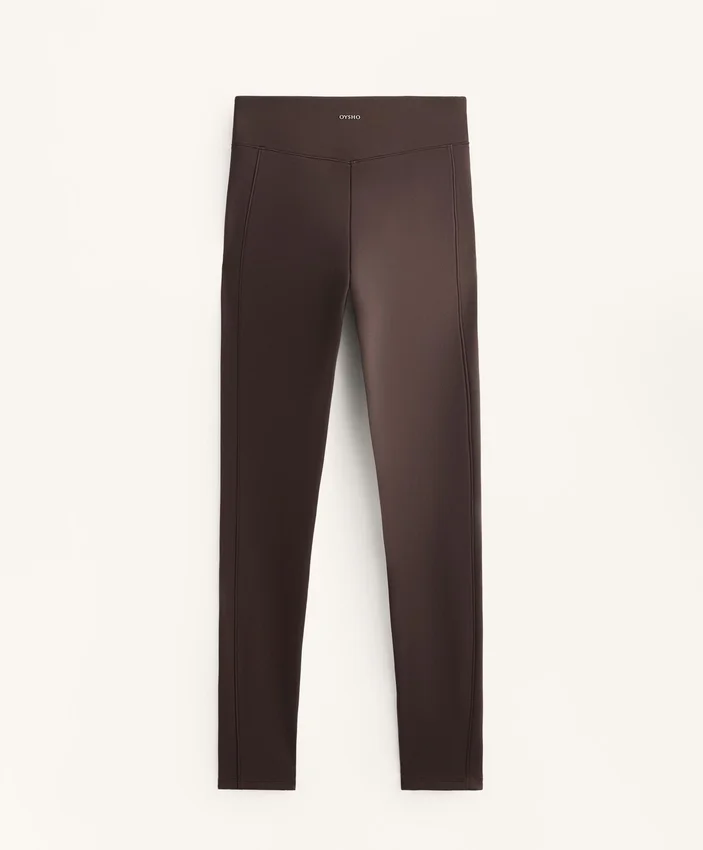 Ciepłe legginsy z wysokim stanem, sięgające do kostek, z kieszeniami, 70 cm Ciepłe legginsy z wysokim stanem, sięgające do kostek, z kieszeniami, 70 cm