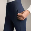 Ciepłe legginsy z wysokim stanem, sięgające do kostek, z kieszeniami, 70 cm Ciepłe legginsy z wysokim stanem, sięgające do kostek, z kieszeniami, 70 cm