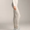 Ciepłe legginsy z wysokim stanem, sięgające do kostek, z kieszeniami, 70 cm Ciepłe legginsy z wysokim stanem, sięgające do kostek, z kieszeniami, 70 cm