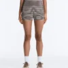 Comfortlux Spodnie typu hot pants z wysokim stanem (5 cm) w paski Comfortlux Spodnie typu hot pants z wysokim stanem (5 cm) w paski