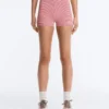 Comfortlux Spodnie typu hot pants z wysokim stanem (5 cm) w paski Comfortlux Spodnie typu hot pants z wysokim stanem (5 cm) w paski