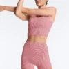 Comfortlux Spodnie typu hot pants z wysokim stanem (5 cm) w paski Comfortlux Spodnie typu hot pants z wysokim stanem (5 cm) w paski