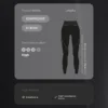 Compressive legginsy z wysokim stanem i długością do kostek Compressive legginsy z wysokim stanem i długością do kostek