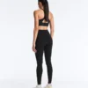 Compressive legginsy z wysokim stanem i długością do kostek Compressive legginsy z wysokim stanem i długością do kostek