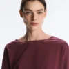 Dopasowany T-shirt z mieszanki bawełny Dopasowany T-shirt z mieszanki bawełny