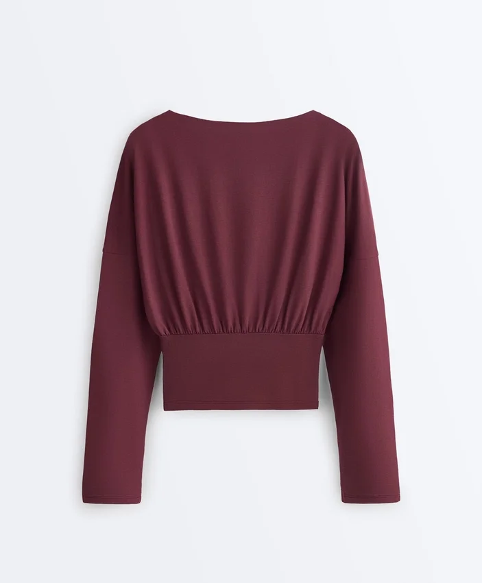 Dopasowany T-shirt z mieszanki bawełny Dopasowany T-shirt z mieszanki bawełny