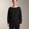 Długa bluza z modalu Soft Touch z wiązaniem Długa bluza z modalu Soft Touch z wiązaniem
