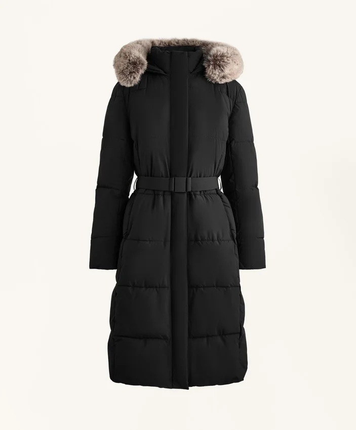 Długa, pikowana kurtka z materiału hydrofobowego Primaloft® Długa, pikowana kurtka z materiału hydrofobowego Primaloft®