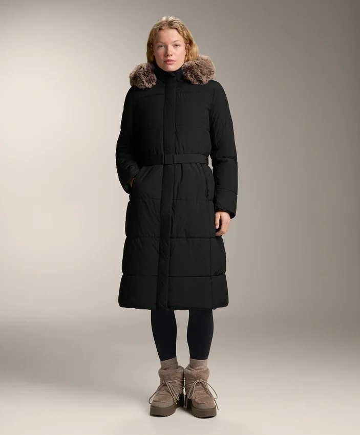 Długa, pikowana kurtka z materiału hydrofobowego Primaloft® Długa, pikowana kurtka z materiału hydrofobowego Primaloft®