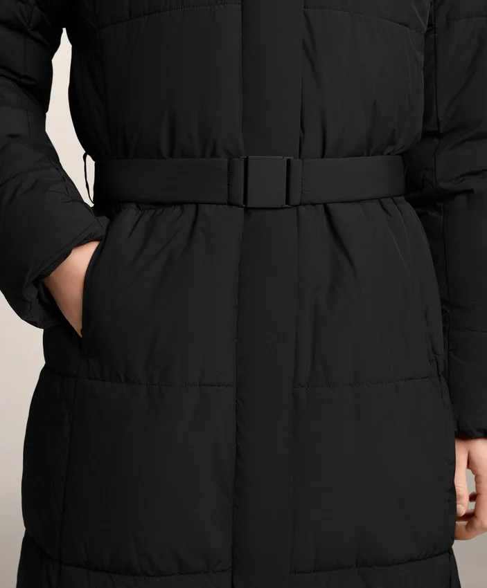 Długa, pikowana kurtka z materiału hydrofobowego Primaloft® Długa, pikowana kurtka z materiału hydrofobowego Primaloft®