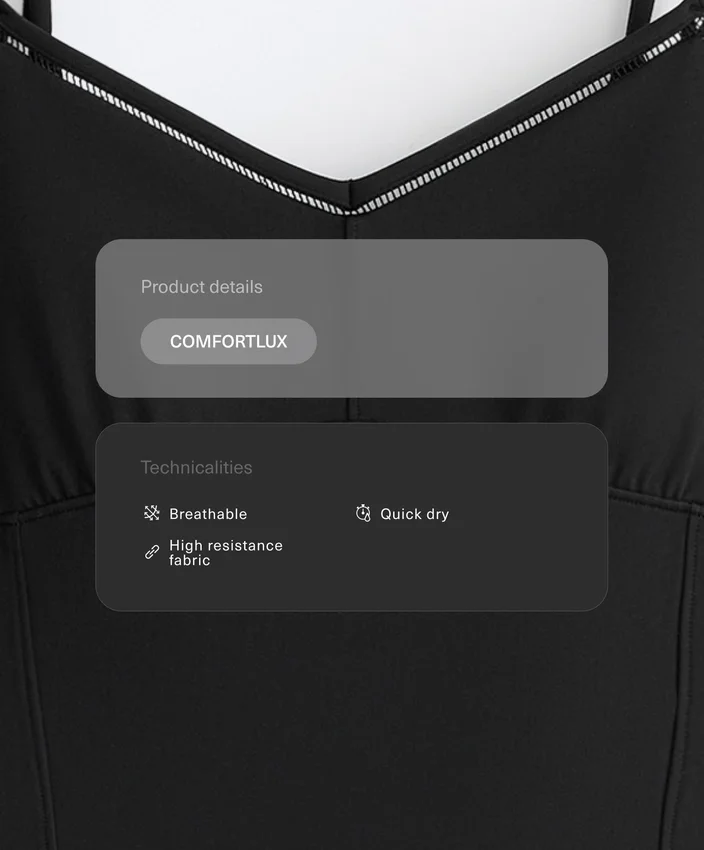 Długi kombinezon Comfortlux z wykończeniem typu hemstitch Długi kombinezon Comfortlux z wykończeniem typu hemstitch