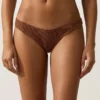 Figi bikini brazylijskie z marszczonym materiałem i wycięciem w kształcie litery U Figi bikini brazylijskie z marszczonym materiałem i wycięciem w kształcie litery U