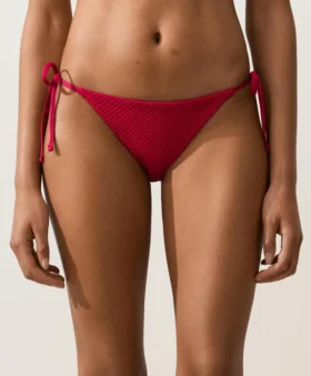 Figi bikini o średnim stopniu zakrycia z wiązaniem Figi bikini o średnim stopniu zakrycia z wiązaniem