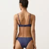 Figi Bikini o średnim stopniu zakrycia z wycięciem w kształcie litery U w kratkę