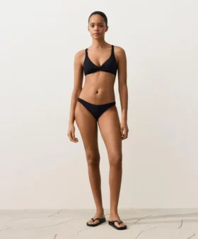 Figi bikini z wycięciem w kształcie litery U, o średnim pokryciu, z tkaniny piqué Figi bikini z wycięciem w kształcie litery U, o średnim pokryciu, z tkaniny piqué