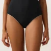 Figi bikini z wysokim stanem i lamówką