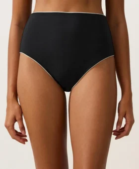 Figi bikini z wysokim stanem i lamówką Figi bikini z wysokim stanem i lamówką