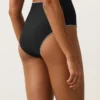 Figi bikini z wysokim stanem i lamówką