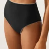 Figi bikini z wysokim stanem i lamówką