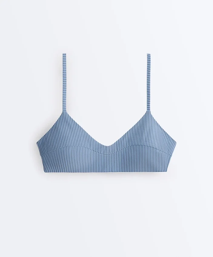 Góra bikini w paski Góra bikini w paski