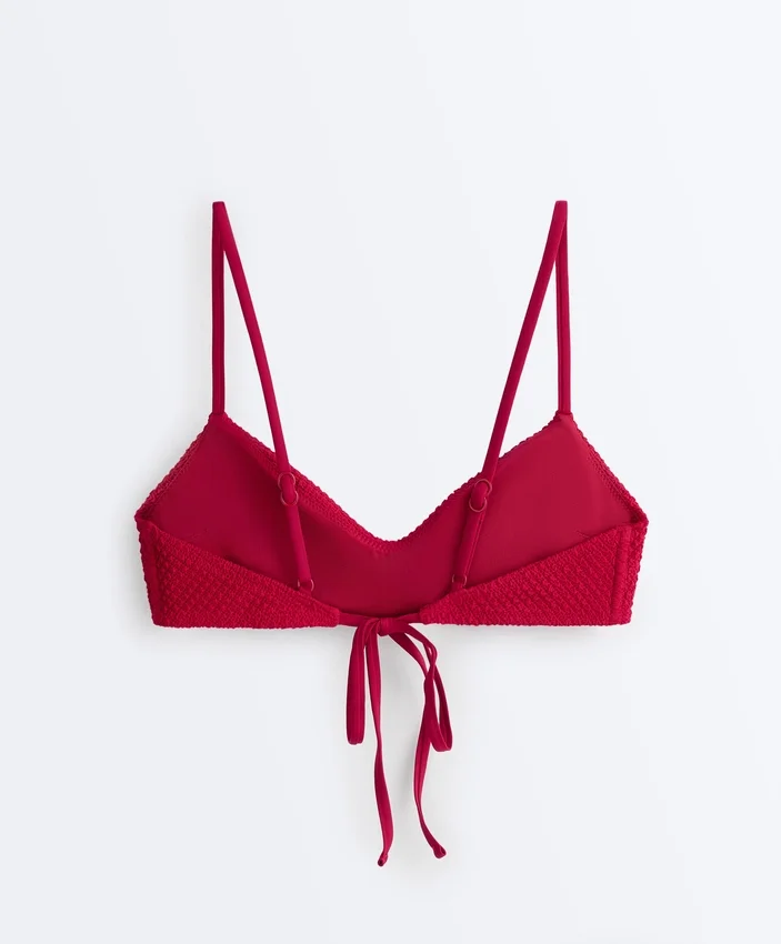 Górka bikini o fakturze waflowej Górka bikini o fakturze waflowej
