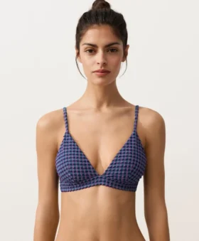 Górka bikini w kratkę Górka bikini w kratkę