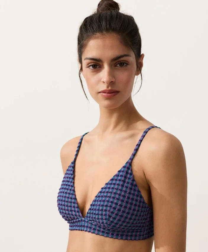 Górka bikini w kratkę Górka bikini w kratkę