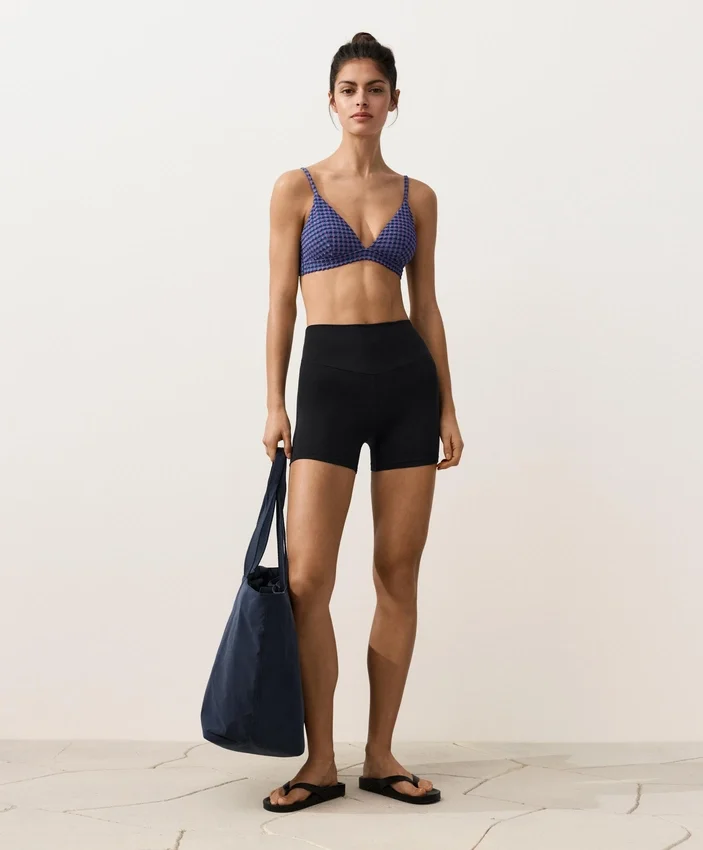 Górka bikini w kratkę Górka bikini w kratkę