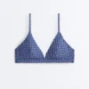 Górka bikini w kratkę Górka bikini w kratkę