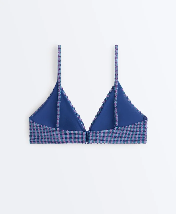 Górka bikini w kratkę Górka bikini w kratkę