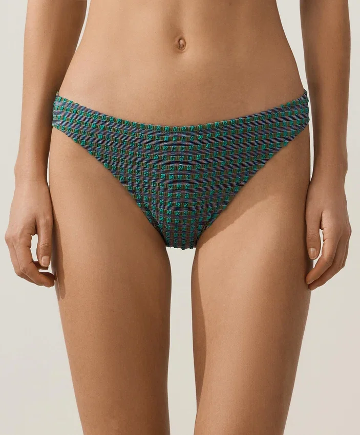 Klasyczne majtki bikini w kratkę Klasyczne majtki bikini w kratkę