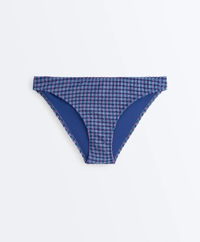 Klasyczne majtki bikini w kratkę Klasyczne majtki bikini w kratkę