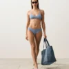 Klasyczne majtki bikini w paski Klasyczne majtki bikini w paski