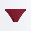 Klasyczne majtki bikini z żakardu w drobną kratkę