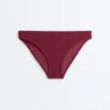 Klasyczne majtki bikini z żakardu w drobną kratkę
