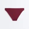 Klasyczne majtki bikini z żakardu w drobną kratkę