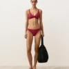 Klasyczne majtki bikini z geometrycznym żakardem