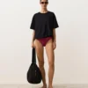 Klasyczne majtki bikini z geometrycznym żakardem