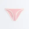 Klasyczne majtki bikini z kontrastową lamówką