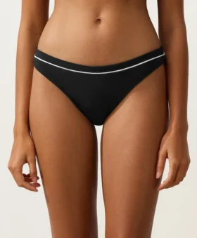 Klasyczne majtki bikini z lamówką