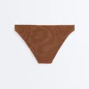 Klasyczne majtki bikini z marszczonego materiału Klasyczne majtki bikini z marszczonego materiału