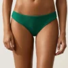 Klasyczne majtki bikini z tkaniny piqué