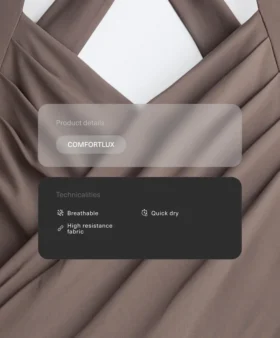 Kombinezon Comfortlux z krzyżującymi się paskami Kombinezon Comfortlux z krzyżującymi się paskami