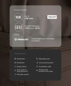 Kombinezon narciarski Primaloft® odporny na wodę Kombinezon narciarski Primaloft® odporny na wodę