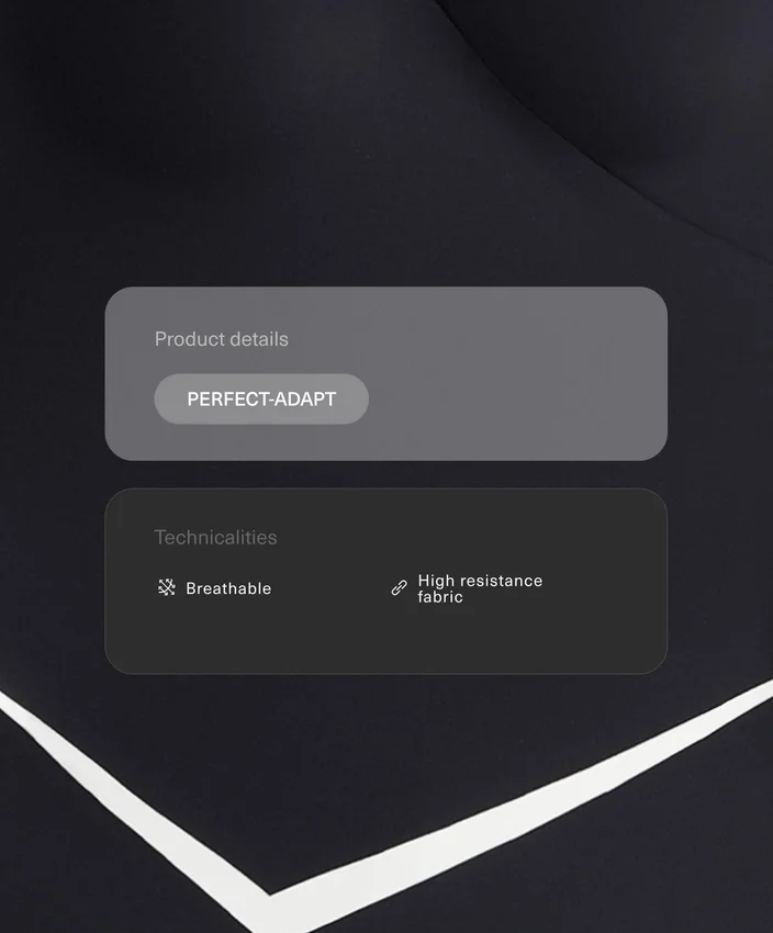 Kontrastowy kombinezon bez rękawów Perfect-Adapt Kontrastowy kombinezon bez rękawów Perfect-Adapt