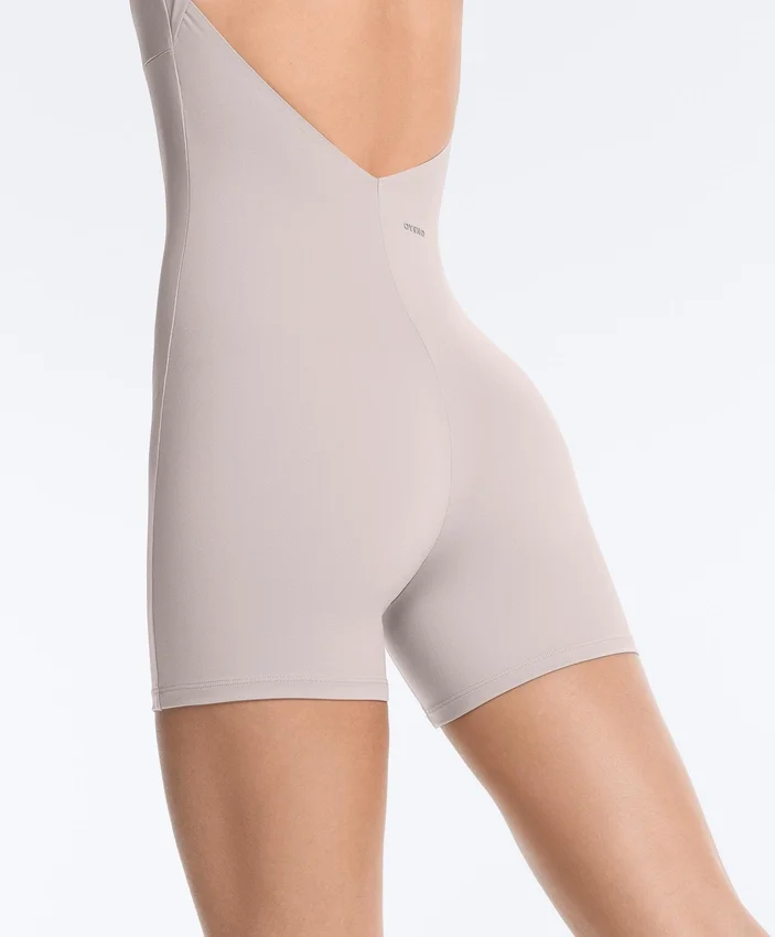 Kontrastowy kombinezon Compressive z krótkimi szortami Kontrastowy kombinezon Compressive z krótkimi szortami