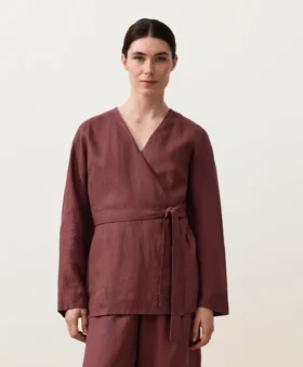 Koszula kimono w 100% z lnu