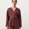 Koszula kimono w 100% z lnu