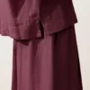 Koszula polo oversize z długim rękawem, w 100% z lnu Koszula polo oversize z długim rękawem, w 100% z lnu